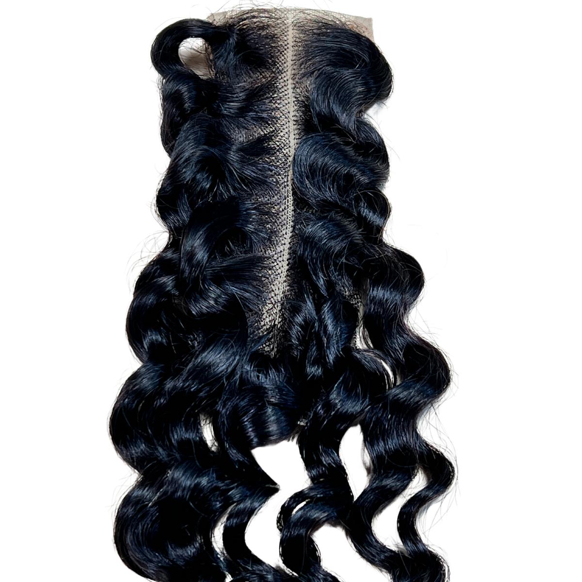Deep Wave Closure Virgin Hair 2x6 Deep Wave Transparent Lace Closure – HAIRFLEEK